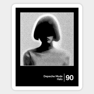 Halo - Depeche Mode / Minimal Graphic Artwork Magnet